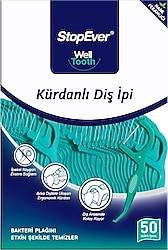 StopEver Well Tooth Nane Ferahlığı 50'li Kürdanlı Diş İpi