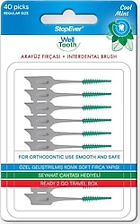 StopEver Well Tooth Cool Mint 40'lı Arayüz Fırçası