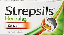 Strepsils Herbal Zencefil Aromalı 16'lı Pastil