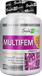 Suda Vitamin Multifem 50+ 50 Kapsül