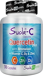 Suda Vitamin C Quercetin Plus 30 Kapsül