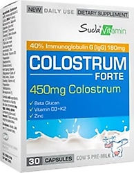 Suda Vitamin Colostrum Forte 30 Kapsül