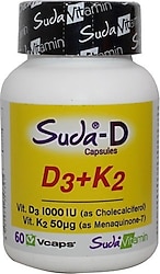 Suda Vitamin Suda-D D3+K2 60 Kapsül