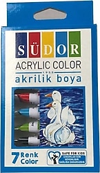 Südor 9 ml 7'li Akrilik Tüp Boya Seti