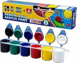 Mydido 22 ml 6'lı Akrilik Boya Seti