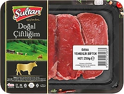 Sultan Yemeklik Dana Biftek 250 gr