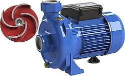 Sumak SM150-A 220 V 1.5 Hp Açık Çarklı Monofaze Santrifüj Pompa