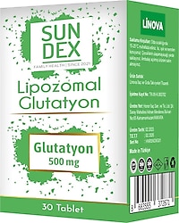 Sundex Lipozomal Glutatyon 500 mg 30 Tablet