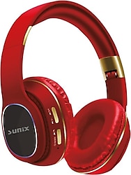 Sunix BLT-26 Kulak Üstü Bluetooth Kulaklık Kırmızı