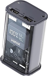 Sunix PB-44 Gri 12000 mAh Powerbank
