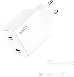 Sunix S-33 50 W Lightning Kablolu Hızlı Şarj Aleti