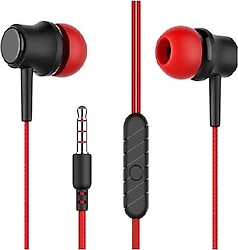 Sunix SX-07 Kırmızı Mikrofonlu Kulak İçi Kulaklık