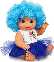 Dollz'n More Afro Kıvırcık Renkli Saçlı Bebek 23 cm 20040