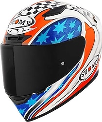Suomy Track-1 Troy Bayliss Replica 2002 Full Face Motor Kaskı