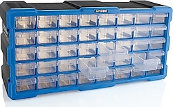 Süper Bag ASR-6003 40 Bölmeli Yatay Monoblok Çekmece Seti