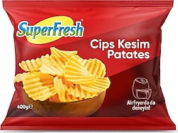 SuperFresh Cips Kesim Patates 400 gr