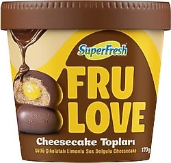 SuperFresh Frulove Sütlü Çikolatalı Limonlu Cheesecake Topları 170 gr