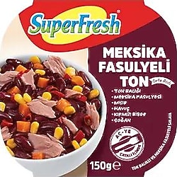 SuperFresh Meksika Fasulyeli Ton Balığı 150 gr