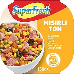 SuperFresh Mısırlı Ton Salata 150 gr