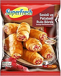 SuperFresh Sosisli ve Patatesli Rulo Börek 420 gr