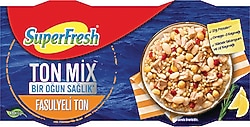 SuperFresh Ton Mix Fasulyeli 2x150 gr