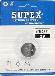 Supex CR2354 3V Lityum Düğme Pil