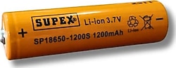 Supex SP18650-1200S 3.7V 1200 mAh Li-ion Şarjlı Pil