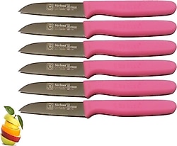 Sürbısa 61007 Pembe 6'lı Meyve Bıçağı