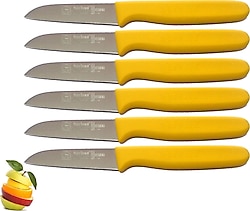 Sürbısa 61007 Sarı 6'lı Meyve Bıçağı