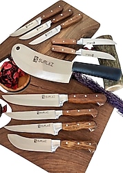 Sürlaz Handmade Pro 10 Parça Bıçak Seti