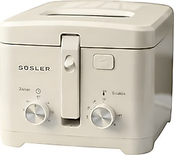 Süsler SF-4301 2.5 lt Beyaz Fritöz