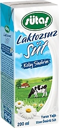 Sütaş Laktozsuz Süt 200 ml