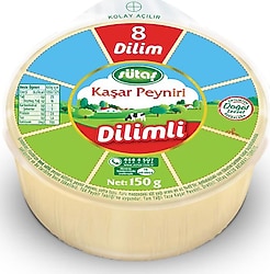Sütaş 8 Dilim Kaşar Peyniri 150 gr