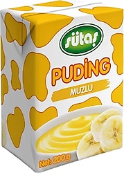 Sütaş Muzlu Puding 200 gr