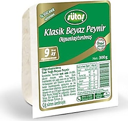 Sütaş Olgunlaştırılmış Klasik Beyaz Peynir 300 gr