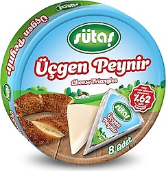 Sütaş Üçgen Peynir 8x12,5 gr