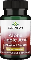 Swanson Alpha Lipoic Acid 300 mg 60 Kapsül