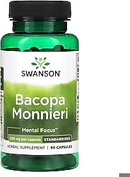 Swanson Bacopa Monnieri 250 mg 90 Kapsül