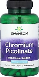 Swanson Chromium Picolinate 200 mg 200 Kapsül