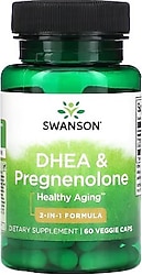 Swanson DHEA Pregnenolone 100 mg 60 Kapsül