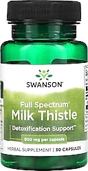Swanson Full Spectrum Milk Thistle 500 mg 30 Kapsül