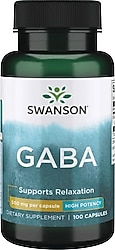 Swanson Gaba High Potency 500 mg 100 Kapsül