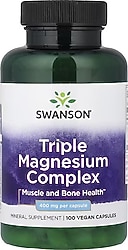 Swanson Triple Magnesium Complex 400 mg 100 Kapsül