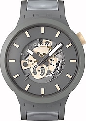 Swatch Big Bold Thru The Horizon SB05M102 Gri Erkek Kol Saati