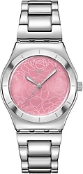 Swatch Blossom Time Petal Charm YLS234G Çelik Kordon Pembe Kadın Kol Saati