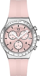 Swatch Essentials Poppingly Pink YVS532 Silikon Kordon Pembe Erkek Kol Saati