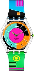Swatch Neon Hot Racer SS08K119 Kol Saati