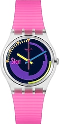 Swatch Neon Pink Podium SO28K111 Kadın Kol Saati