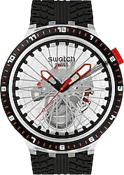 Swatch Proteam The Pilgrim Tread On It SB05K103 Erkek Kol Saati