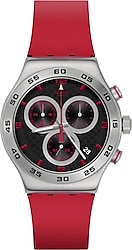 Swatch September Crimson Carbonic Red YVS524 Kol Saati